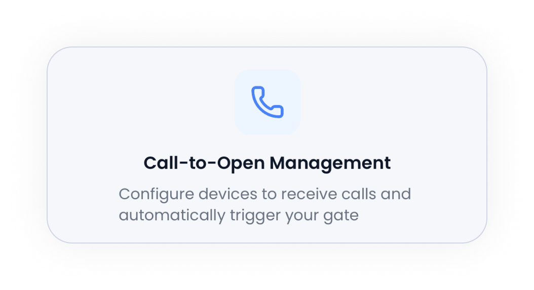 Call Management widget