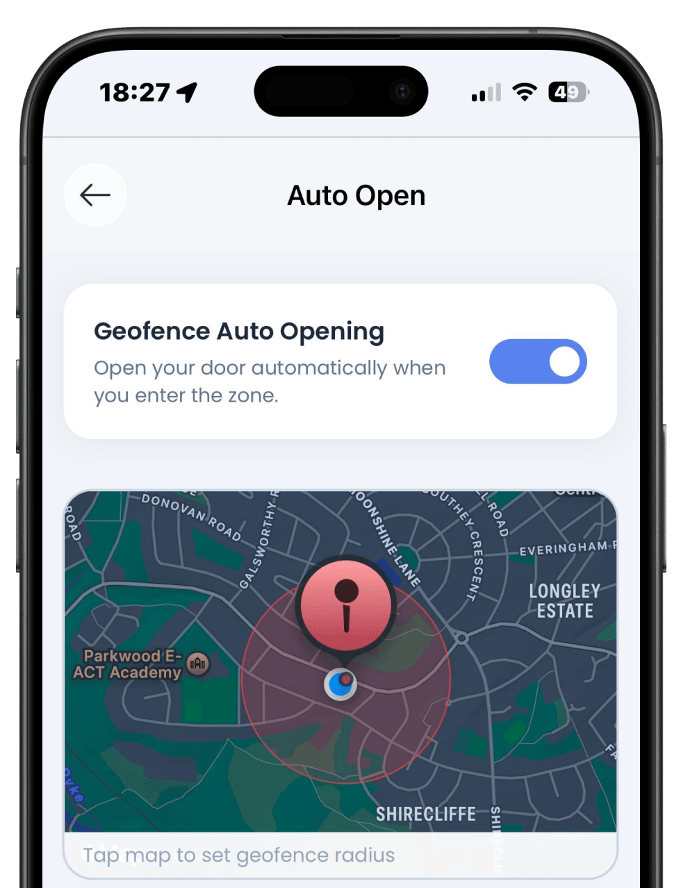 GatEvo Geofence App